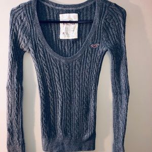 Gray Hollister sweater